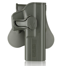 Fondina Glock 17/18/19/22 con Paddle (Verde)