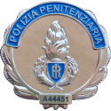 006P Placca Polizia Penitenziaria Argento Satinato by Ascot