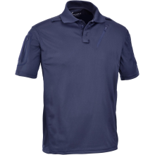 Polo Tattica Top Cool ad Asciugatura Rapida con Velcro Colore Blu by Defcon 5