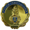 006P Placca Polizia Penitenziaria Dorata by Ascot