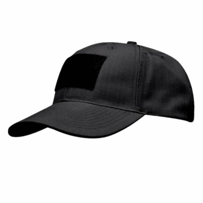 Tactical Baseball Cap Berretto con Velcro Colore Nero by Fostex