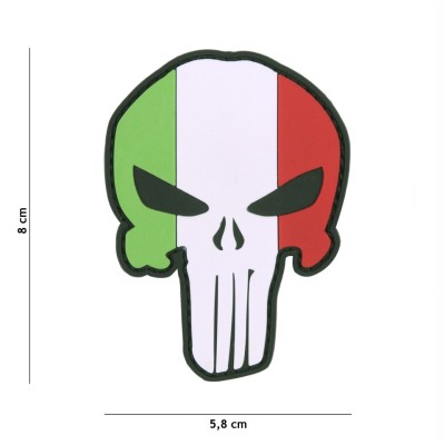 Patch Punisher Italia con velcro