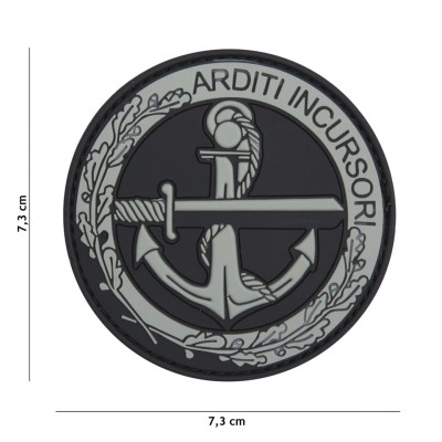 Patch PVC Arditi Incursori Grigia