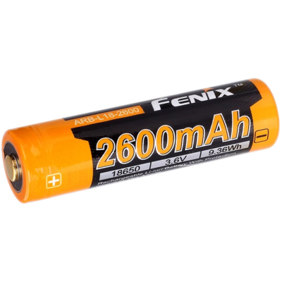 2600mAh 18650 Li-on Ricaricabile by Fenix