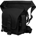 2B35 City Borsa Cosciale Multitasca in Cordura con Fondina Colore Nero