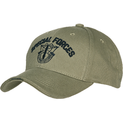 Baseball Cap Berretto Logo Special Forces Colore Tan by Fostex