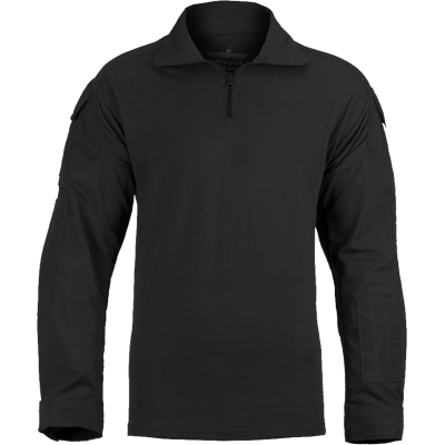 Combat Shirt in RipStop e Torso Cotone Colore Nero by Invader Gear