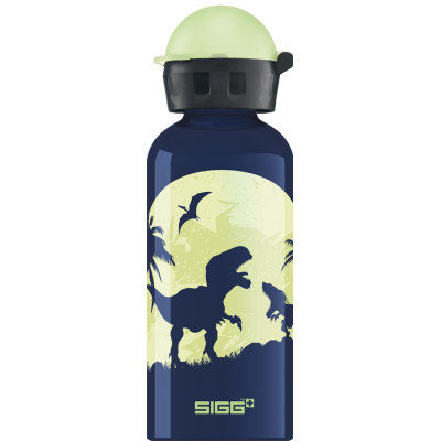 Borraccia Glow Moon Dinos in Alluminio da 400ml By SIGG