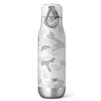 Thermos Colore White Camo da 500ml in Acciaio Inossidabile by Zoku