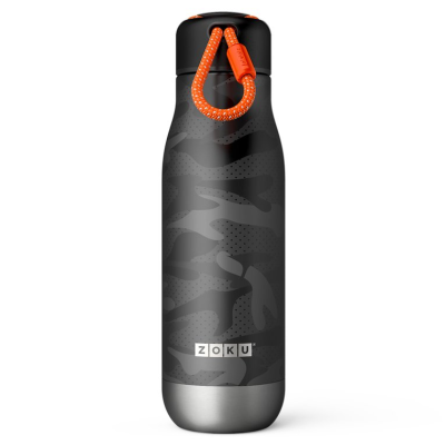 Thermos Colore Black Camo da 500ml in Acciaio Inossidabile by Zoku