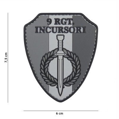 Patch PVC 9 RGT Incursori (Grigia)