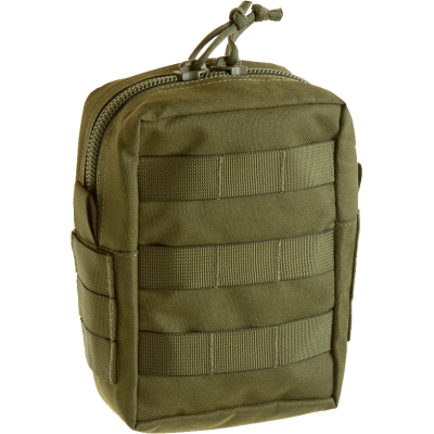 Tasca Utility Verticale con MOLLE Colore OD by Invader Gear