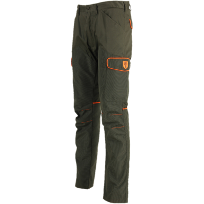 T98 Pantaloni con Parti in Kevlar Colore Verde/Arancio by RS Hunting