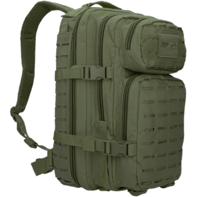 Zaino Small Assault Pack Laser Cut da 20L colore OD by Mil-Tec