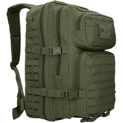 Zaino Assault Pack Laser Cut da 40L Colore OD by Mil-Tec