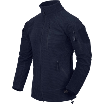 Felpa Alpha Tactical Fleece in Pile a Nido d'Ape Colore Blue Navy by H