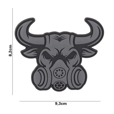 Patch Gasmask Bull (Grey)