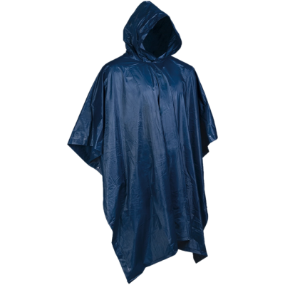 Poncho Impermeabile in Vinile Leggero Colore Blu by Mil-Tec