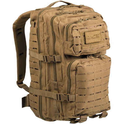 Zaino Assault Pack Laser Cut da 40L Colore Coyote by Mil-Tec