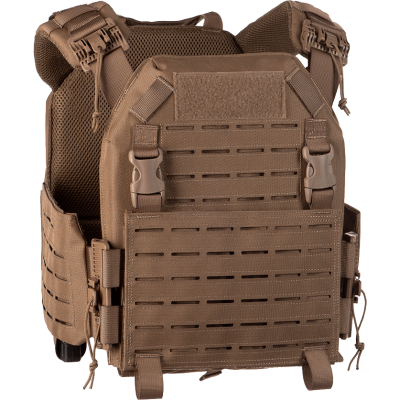 Reaper QRB Plate Carrier con MOLLE in LaserCut Colore Coyote by Invade