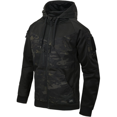 Felpa Rogue Hoodie in Pile con Cappuccio Colore Multicam Black by Heli