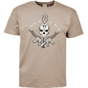 T-Shirt Stampa Navy Seals Team Six Colore Tan