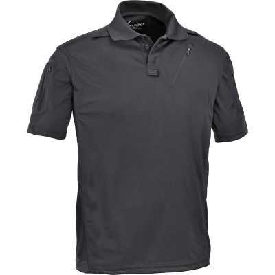 Polo Tattica Top Cool ad Asciugatura Rapida con Velcro Colore Nero by Defcon 5