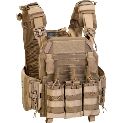 Plate Carrier Storm con Fibbie a Sgancio Rapido Colore Coyote by Defco