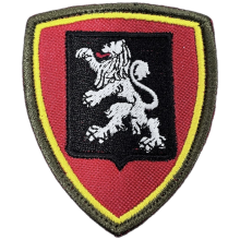 Patch Ricamata Brigata Aosta (Sfondo Rosso)