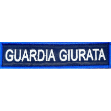 Patch Guardia Giurata Bordo Royal