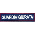 Patch Guardia Giurata Bordo Cremisi