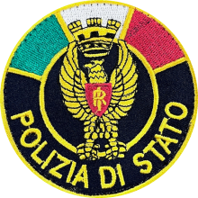 Patch PS Fregio tondo con velcro